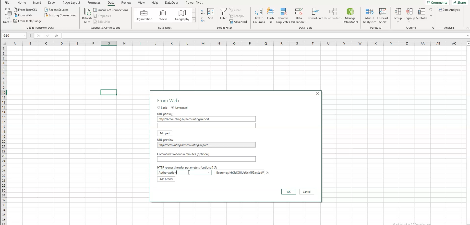 How to connect Microsoft excel to Xero through AccountingBi - Business ...